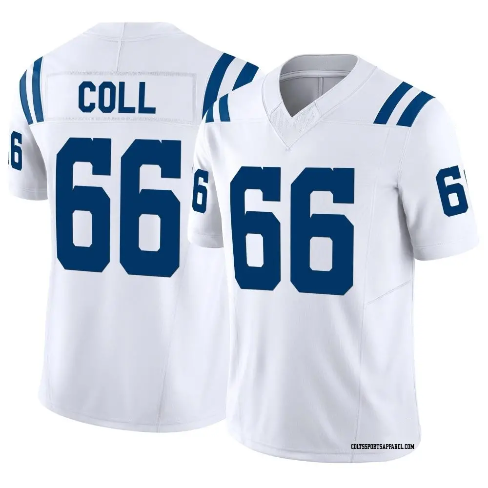 Limited White Men's Ryan Coll Indianapolis Colts Vapor F.U.S.E. Jersey